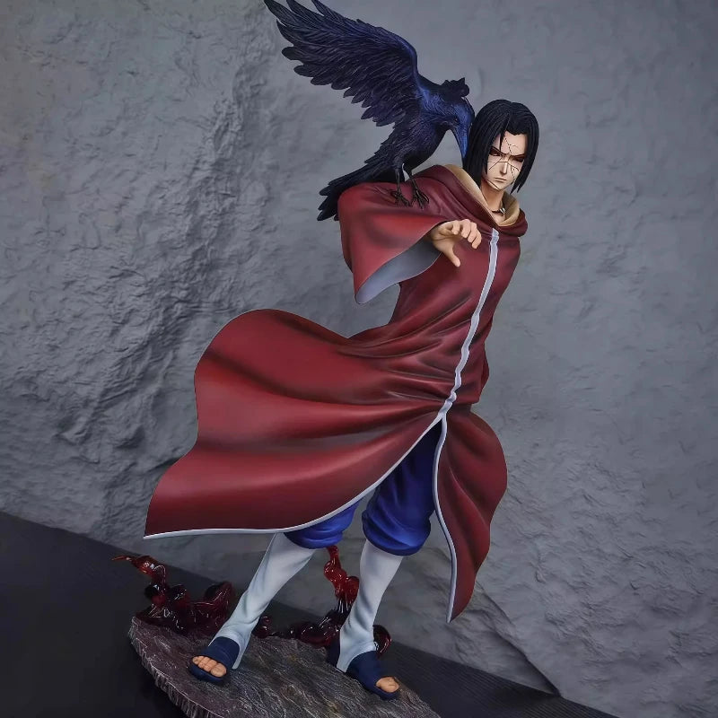 30cm Naruto GK Uchiha Itachi Figure Edo Tensei Statue Anime Ninja PVC Figure Desktop Chassis Ornament Toy Collectible Model Gift